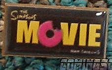 The logo for THE SIMPSONS MOVIES looks tasty.