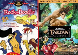 Rock_a_Doodle_and_Tarzan_DVD_art (26k image)