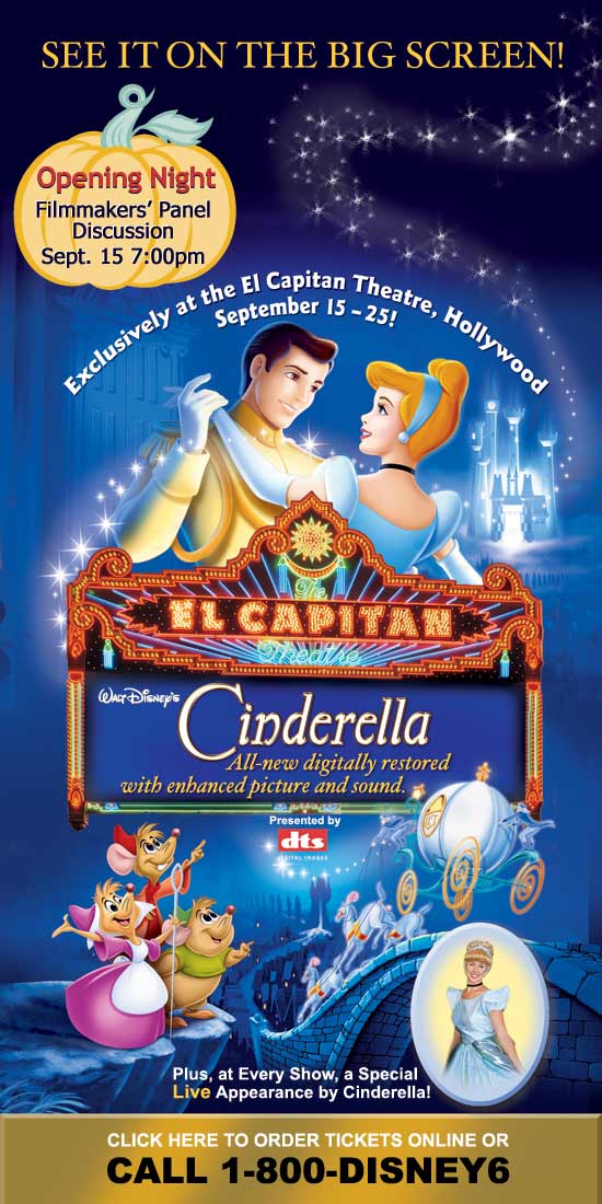 Cinderella at the El Capitan – Animated 